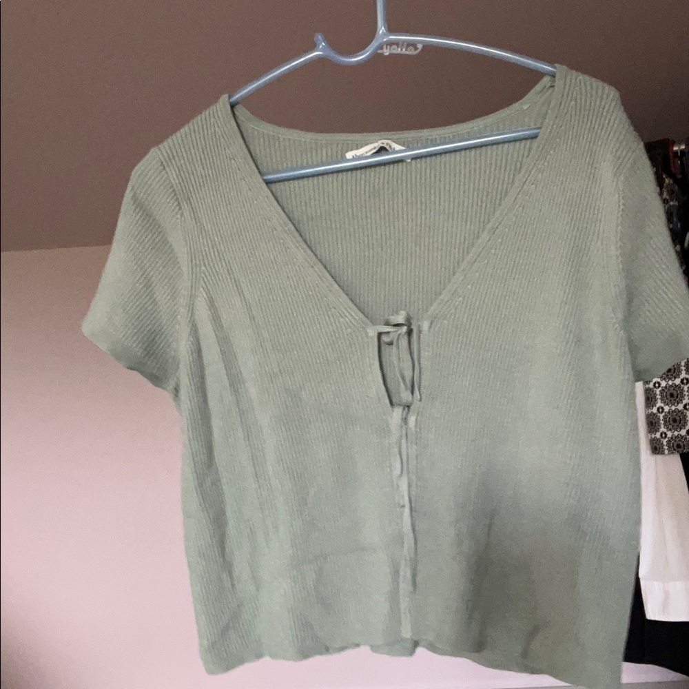 Abercrombie Sweater Material short sleeve shirt